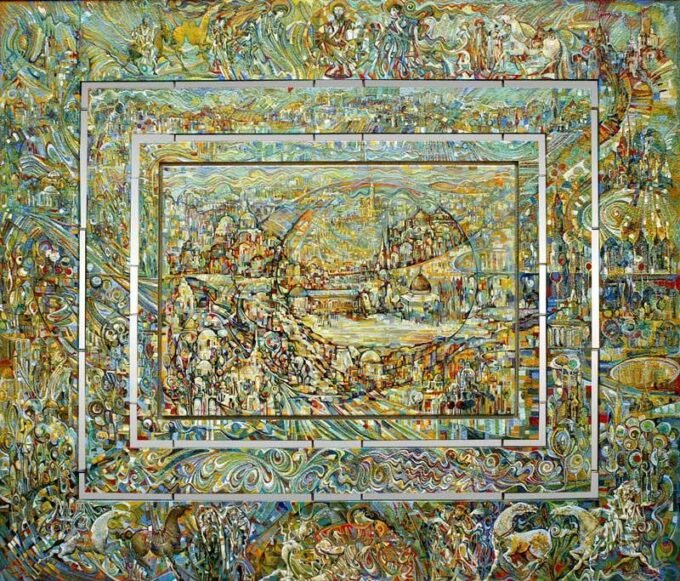 | Sergo Tbileli| Exhibited at Art Gallery Line | Created in early 2000’s| Available for Sale | Acrylic on Canvas, Mix medium | Art Gallery Line