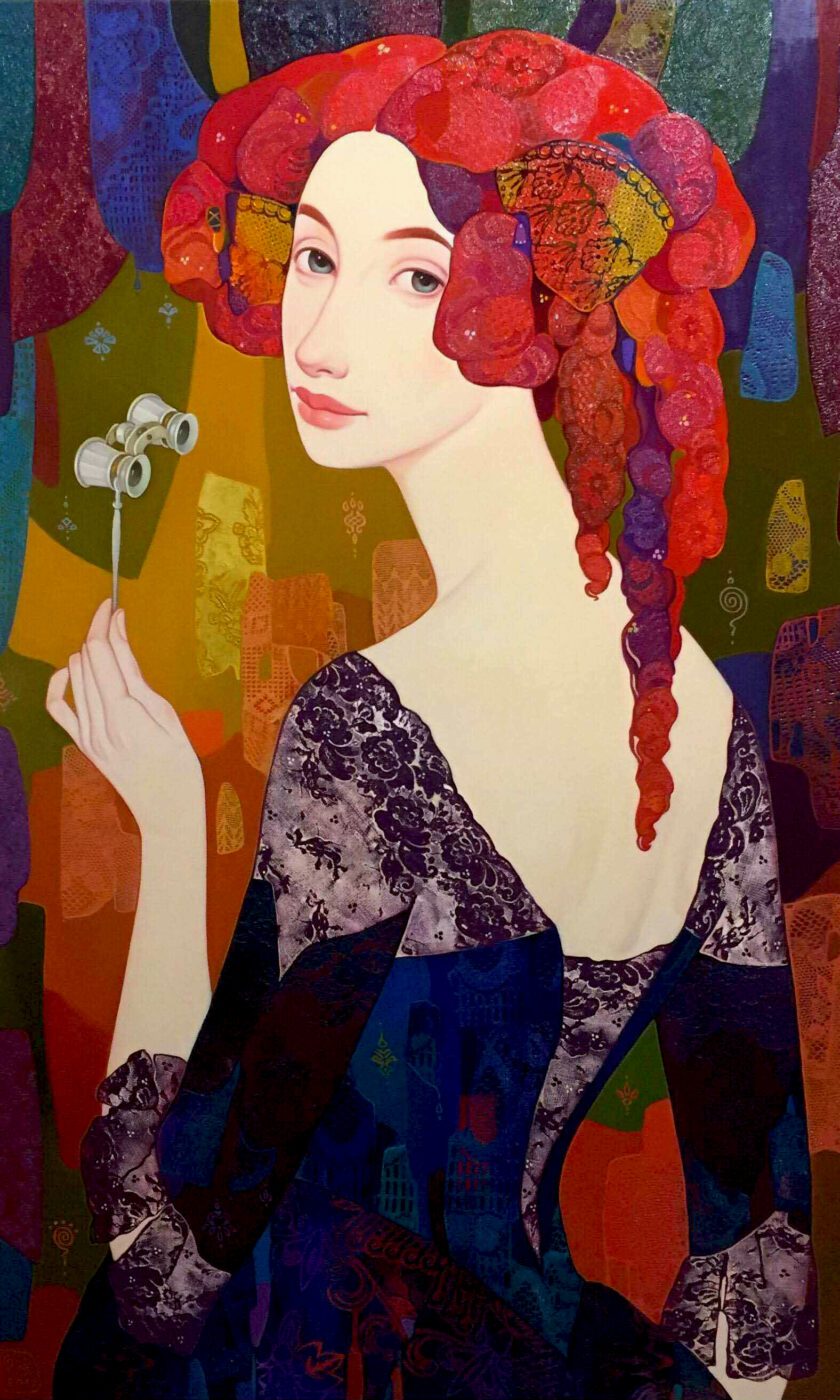 Maia Ramishvili The Lady with Binocular