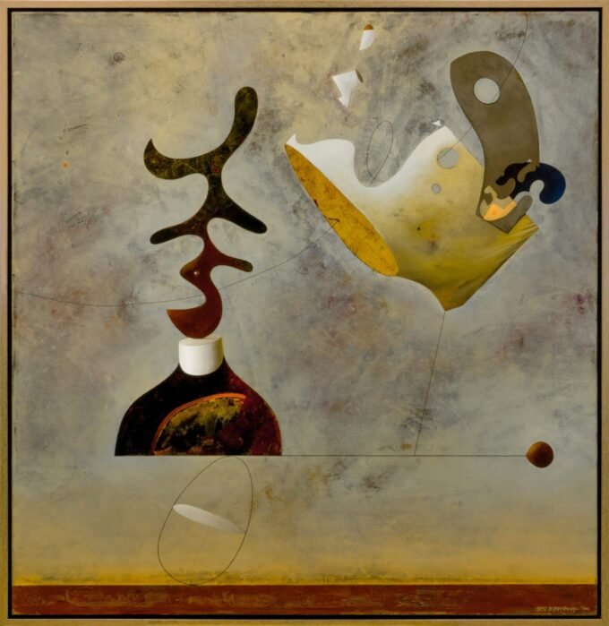 In Transit|Alex Berdysheff | Alex Berdisheff | Exhibited at Art Gallery Line | Available for Sale | Abstract paintings | Art Gallery Line