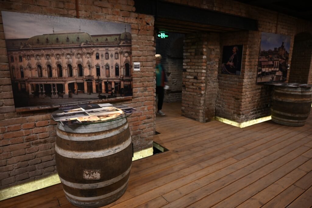 Machine Learning for Culture 3 Machine Learning for Culture Exhibition | Views of Tbilisi circa 1890s recolored photo by Dimitry Eramkov | Recolored and restored version created by Alt Mind & Nicoloz Tbileli | Displayed by Art Gallery Line | Tbilisi,Georgia , Exhibited at Tbilisi Wine Museum