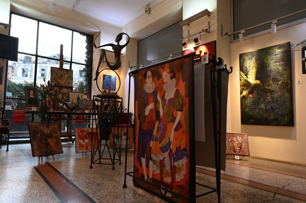 Art Space/NFT 1 Art Space/NFT | NFT exhibition at Tbilisi Art Gallery , Displaying artworks by Mamuka Dideba , Maia Ramish , Sergo Tbileli , Levan Vardosanidze, Tamar Minashvili | Displayed by Art Gallery Line | Tbilisi,Georgia