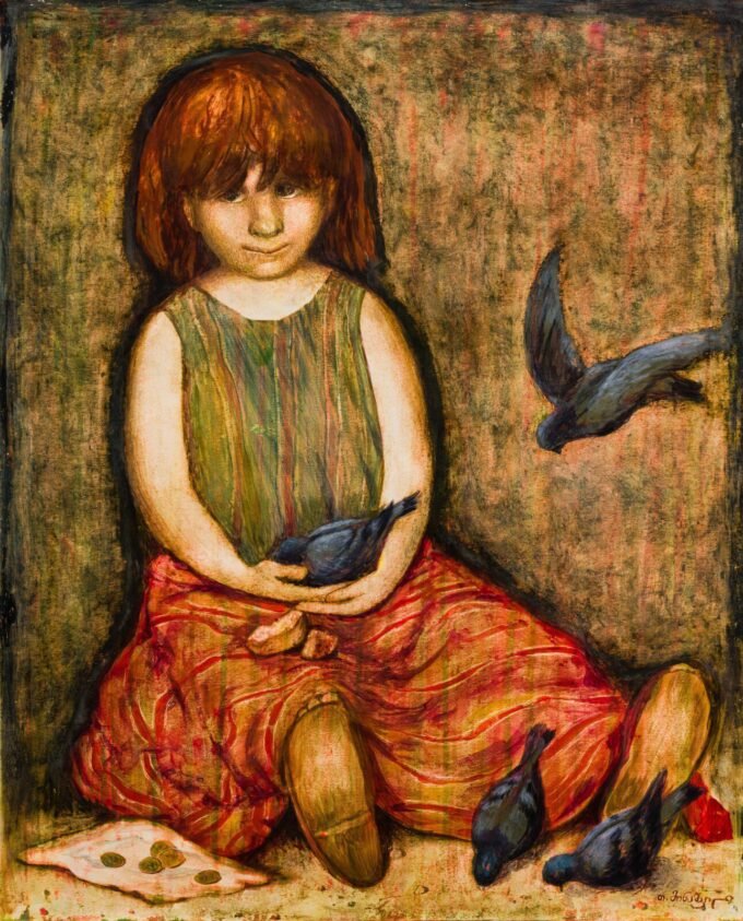 Tamar Minashvili begger-girl-in-brown