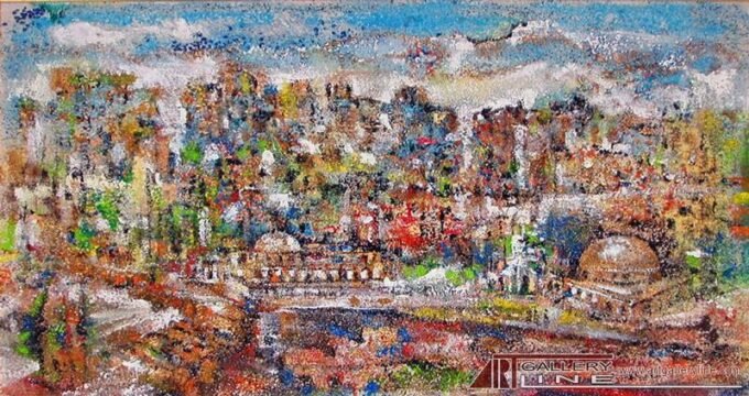 | Sergo Tbileli| Exhibited at Art Gallery Line | Created in early 2000’s| Available for Sale | Acrylic on Canvas, Mix medium | Art Gallery Line