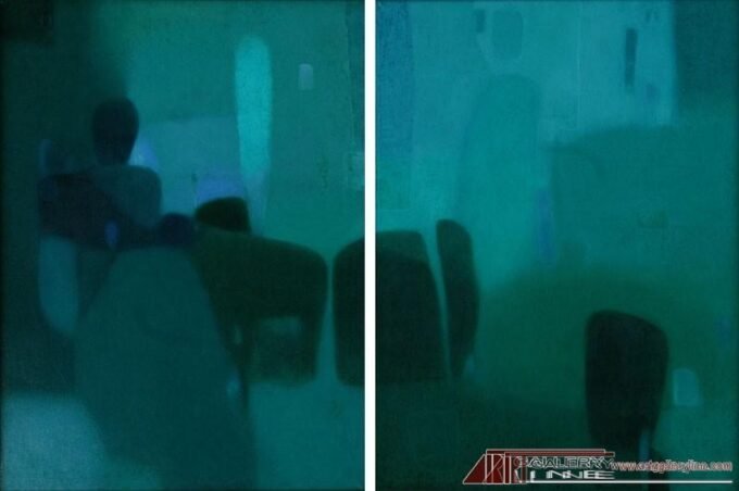 | Mamuka Didebashvili | Exhibited at Art Gallery Line | Created in early 2000’s| Available for Sale | Oil on Canvas, Mix medium | Art Gallery Line