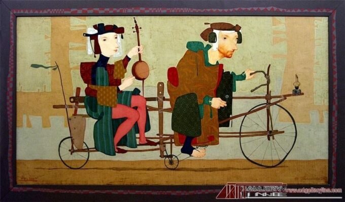 | Mamuka Didebashvili | Exhibited at Art Gallery Line | Created in early 2000’s| Available for Sale | Oil on Canvas, Mix medium | Art Gallery Line