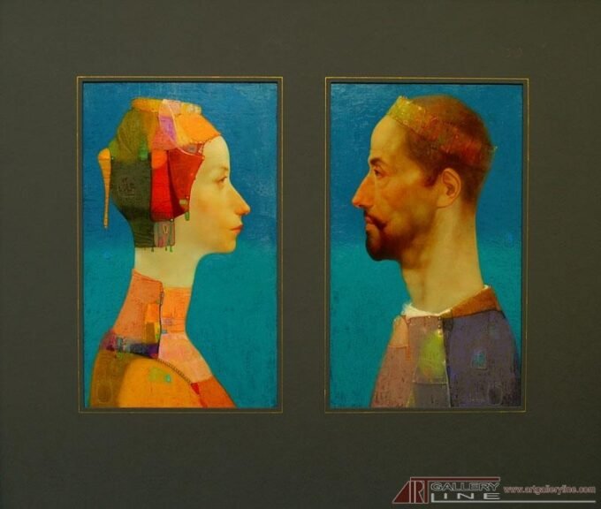 | Mamuka Didebashvili | Exhibited at Art Gallery Line | Created in early 2000’s| Available for Sale | Oil on Canvas, Mix medium | Art Gallery Line