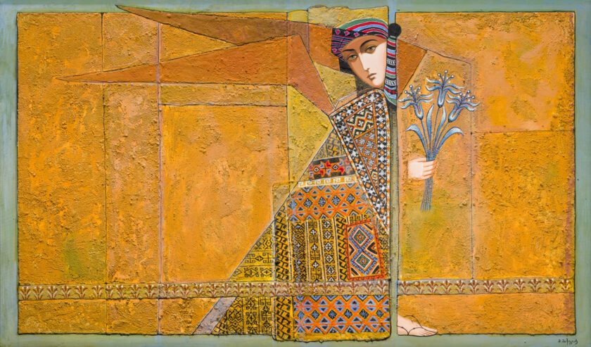 Mamuka Mikeladze | Girl from Khevsureti | Art Gallery Line