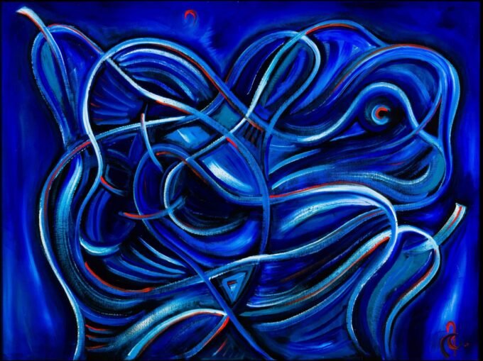 Gela Dumbadze | The Pears | Exhibited at Art Gallery Line | Created in 2017 | Available for Sale | Acryl on Canvas, Mix medium | Art Gallery Line