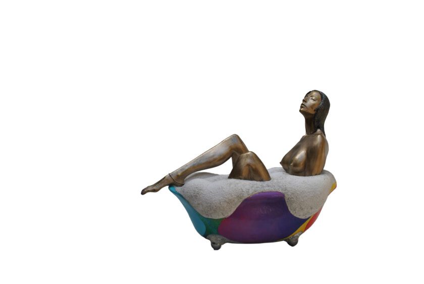 In the Bath Levan Vardasonidze | Exhibited at Art Gallery Line | Created in early 2010’s| Available for Sale | Bronze | Art Gallery Line