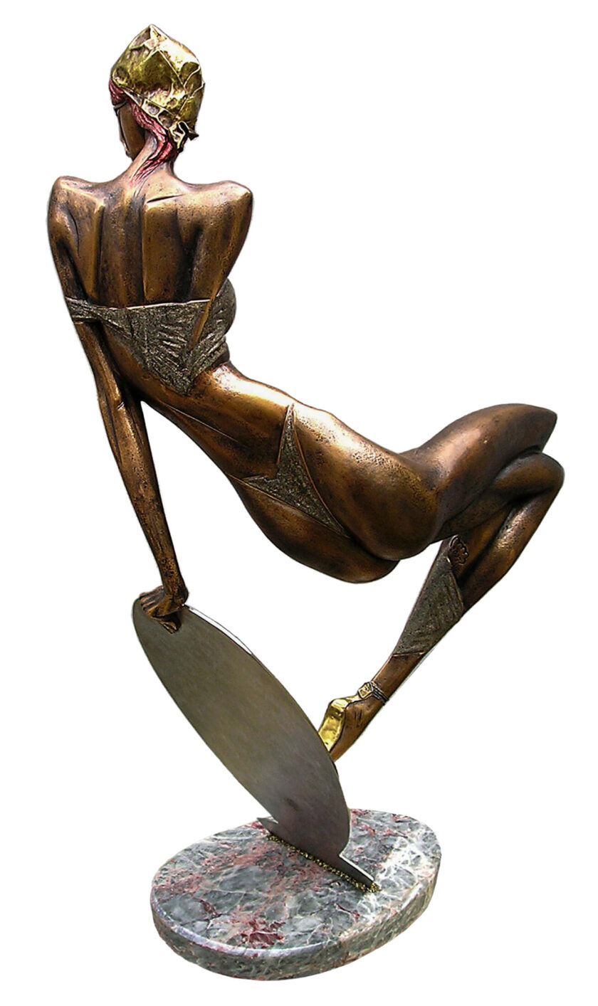 Woman on the Mirror | Exhibited at Art Gallery Line | Created in early 2010’s| Available for Sale | Bronze | Art Gallery Line