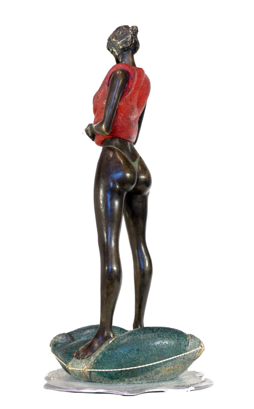 Rafting | Levan Vardasonidze | Exhibited at Art Gallery Line | Created in early 2010’s| Available for Sale | Bronze | Art Gallery Line