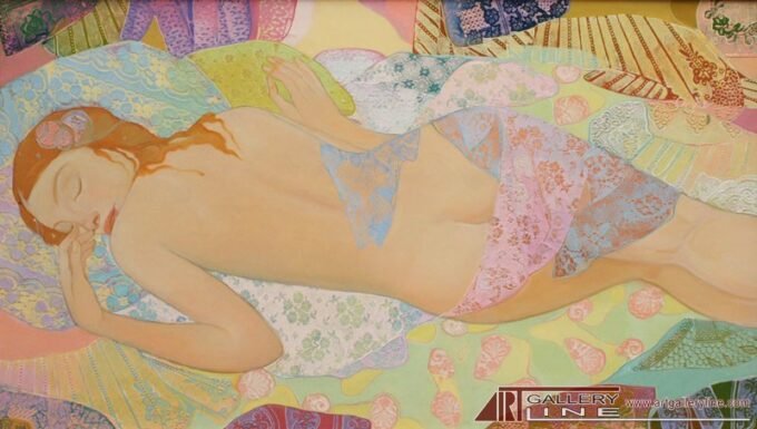 Maia Ramishvili 16 Maia Ramishvili | Morning | Exhibited at Art Gallery Line | Created in early 2000’s| Available for Sale | Oil on Canvas, Mix medium | Art Gallery Line
