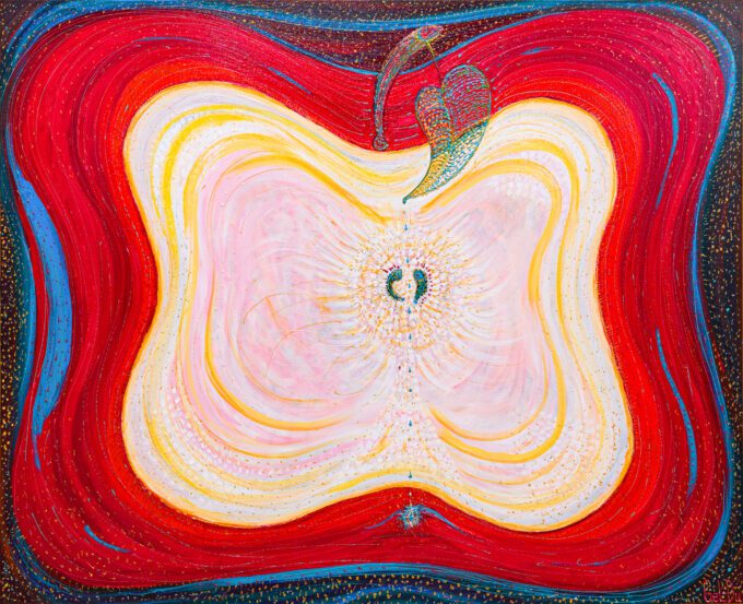 Painting: Fruit#1 by Gela Dumbadze at The Library of Congress - Rooted in Culture, Size:150x200 cm , Medium:Canvas, Acrylic Art Gallery Line - Contemporary Georgian Art