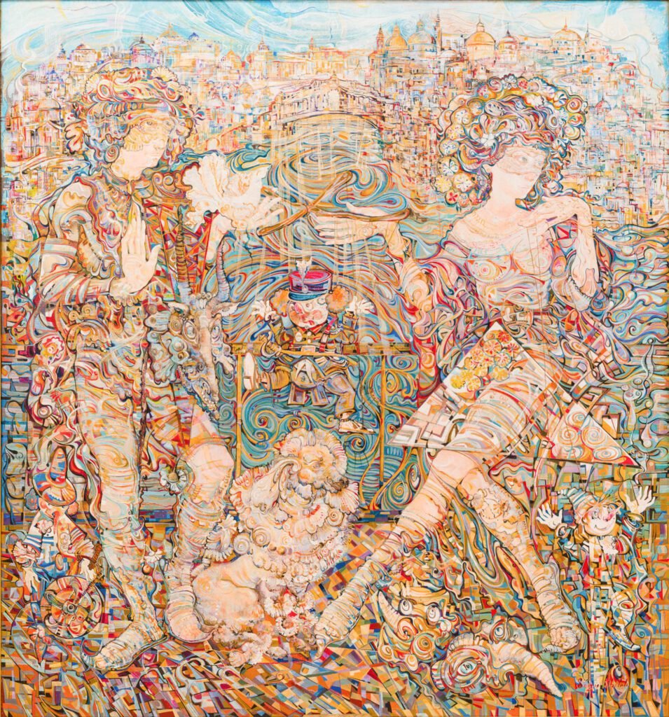 Viewing Rooted In Culture 5 Sergo Tbileli Venice Carnaval part 1 Art Gallery Line